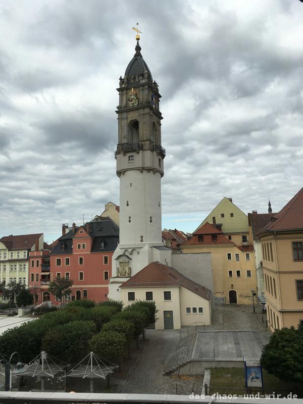 Blick aus dem Fenster des Hotels