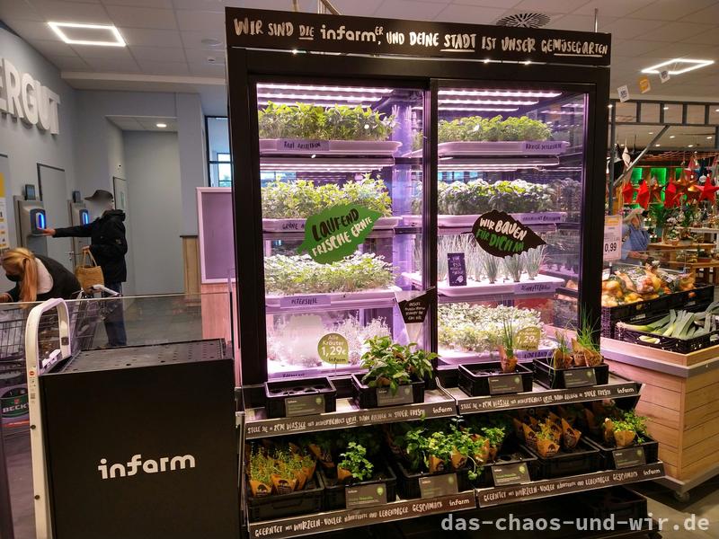 infarm - Das Gemüse wächst im Laden
