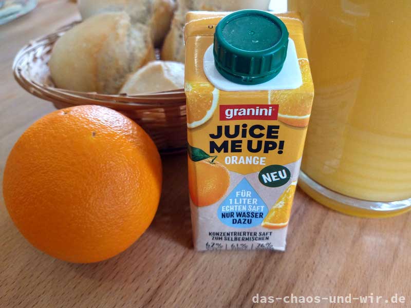 Granini JUiCE ME UP! Das Chaos und wir