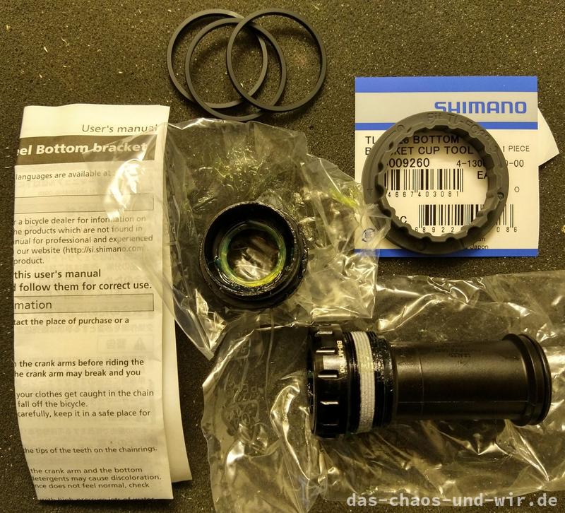 Shimano BB-MT800 als Ersatz für SM-BB70