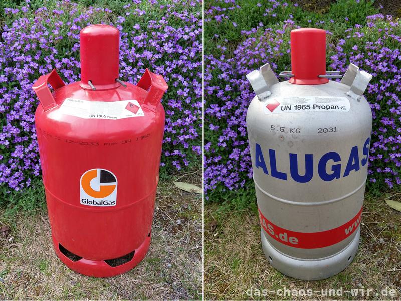 Alu Camping Propan-GasFlasche 11kg ungefüllt