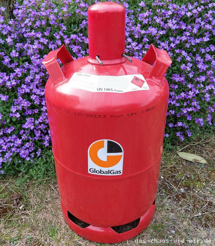 Stahl Pfandflasche für 11kg Gas