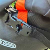 Befestigung am Sattel des Ortlieb Seat Pack 16,5L