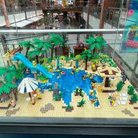 Strandparty aus Klemmbausteinen von Lego