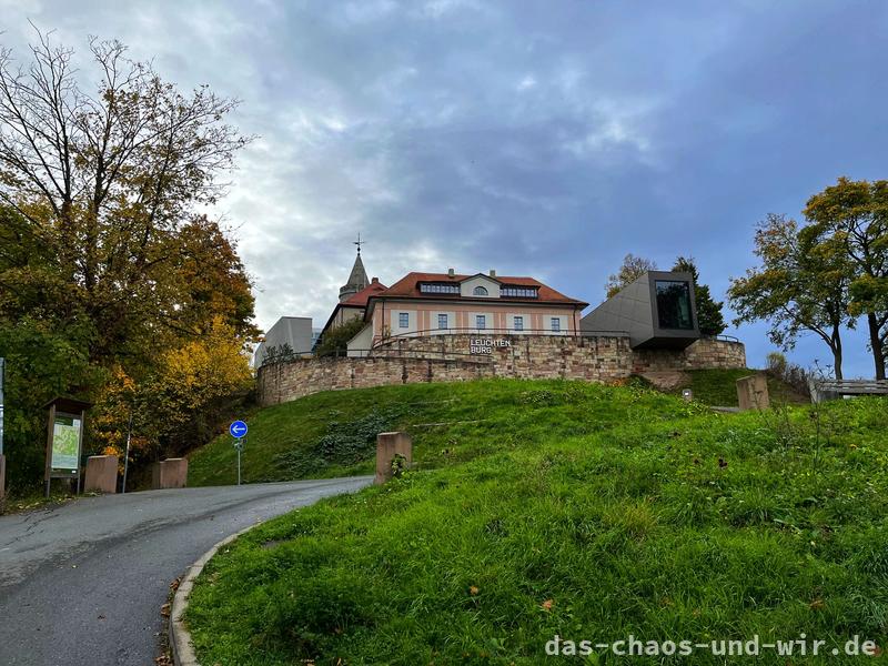 Aufgang Leuchtenburg mit Besucherzentrum