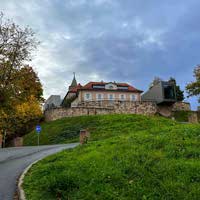 Aufgang Leuchtenburg mit Besucherzentrum