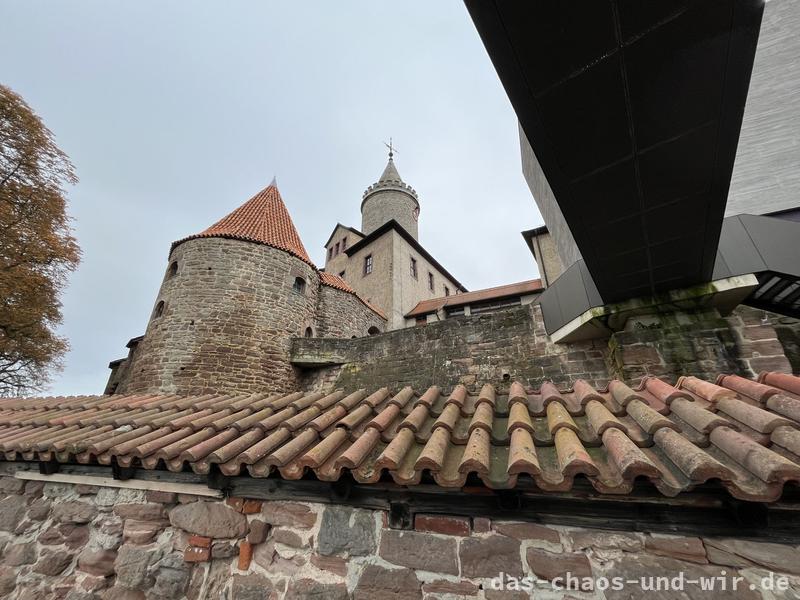 Turm der Leuchtenburg und Brücke zum Wünschen