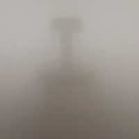 Zerstäuber in der Zerstäuberhalle bei viel Nebel