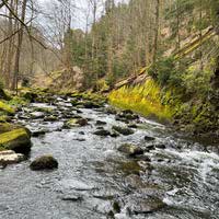 Fluss Selbitz im Höllental