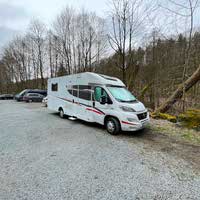 Wanderparkplatz im Höllental