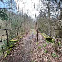 Alte Eisenbahnbrücke im Höllental